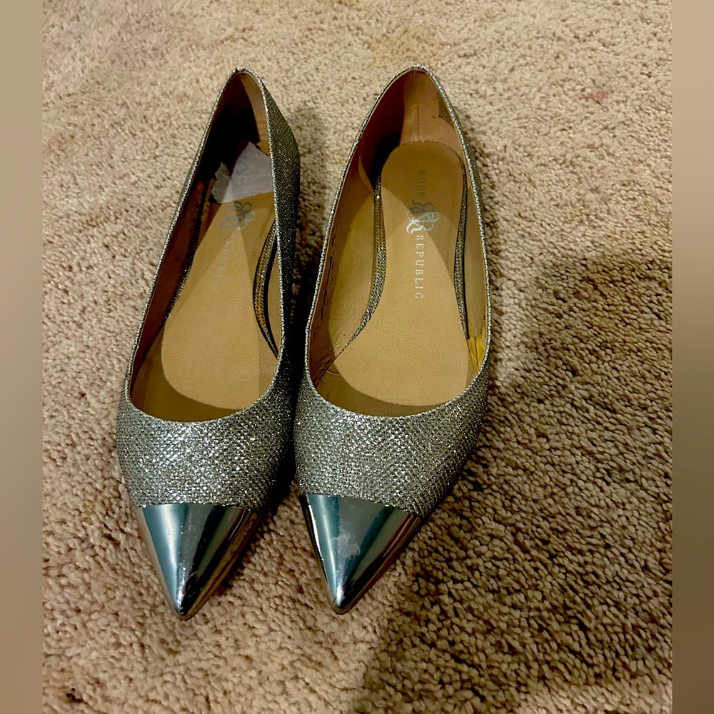 Rock and republic dress shoes Thorson silver